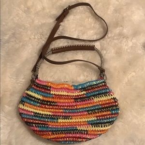 NWOT Artisan NY Woven Purse w/Adjustable Strap